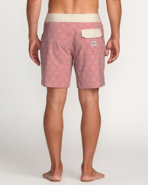 Good Times Pro Performance 18 Boardshorts – Dusty Rose