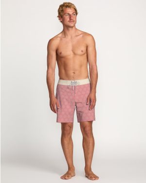 Good Times Pro Performance 18 Boardshorts – Dusty Rose