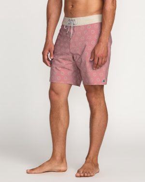 Good Times Pro Performance 18 Boardshorts – Dusty Rose