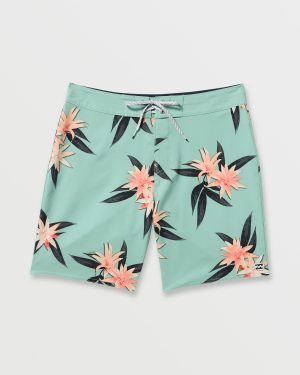 Sundays Pro Performance 19 Boardshorts – Mist Green