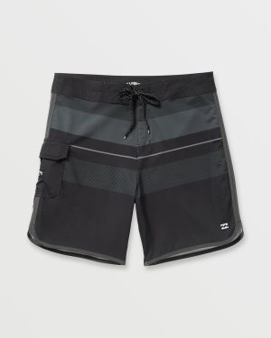 73 Pro Performance 18 Boardshorts – Black