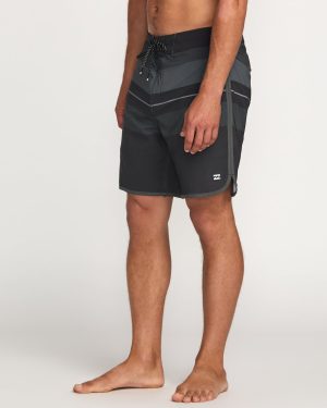73 Pro Performance 18 Boardshorts – Black