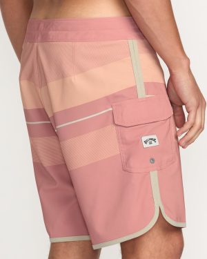 73 Pro Performance 18 Boardshorts – Dusty Pink