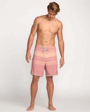 73 Pro Performance 18 Boardshorts – Dusty Pink