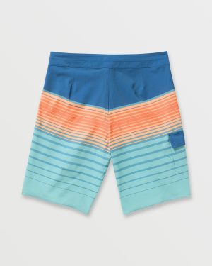 All Day Stripe Pro Performance 20 Boardshorts – Deep Blue