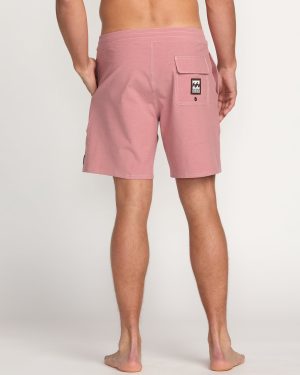 Every Other Day Lo Tide 18 Boardshorts – Dusty Rose