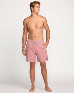 Every Other Day Lo Tide 18 Boardshorts – Dusty Rose