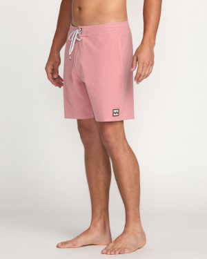 Every Other Day Lo Tide 18 Boardshorts – Dusty Rose