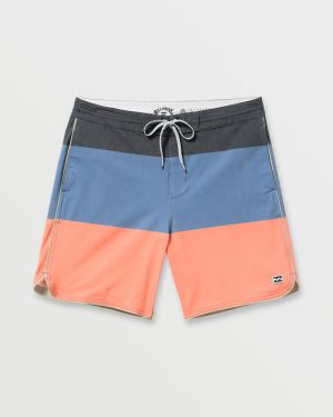73 Lo Tide 18 Boardshorts – Deep Blue