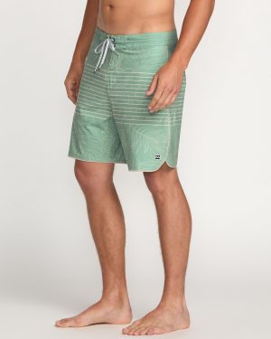 73 Lo Tide 18 Boardshorts – Mist Green