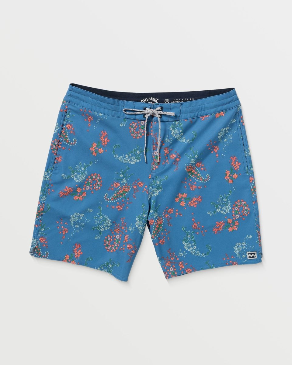 Good Times Lo Tide 18 Boardshorts - Bay Blue