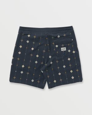 Good Times Lo Tide 18 Boardshorts – Navy