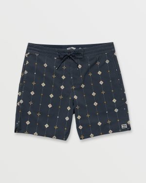 Good Times Lo Tide 18 Boardshorts – Navy