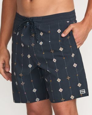 Good Times Lo Tide 18 Boardshorts – Navy