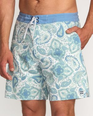 Good Times Lo Tide 18 Boardshorts – Seafoam