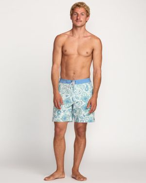 Good Times Lo Tide 18 Boardshorts – Seafoam