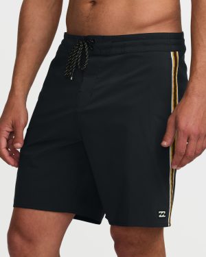 Wategos Lo Tide 19 Boardshorts – Black