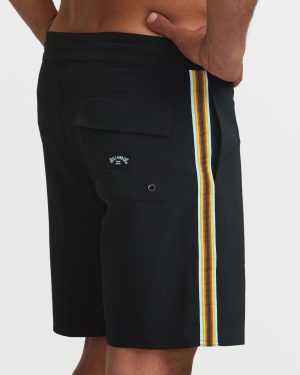 Wategos Lo Tide 19 Boardshorts – Black