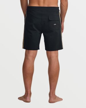 Wategos Lo Tide 19 Boardshorts – Black