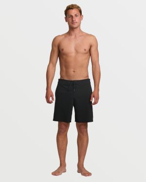 Wategos Lo Tide 19 Boardshorts – Black