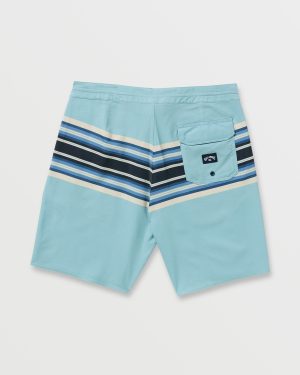 Spinner Lo Tide Boardshorts – Washed Blue