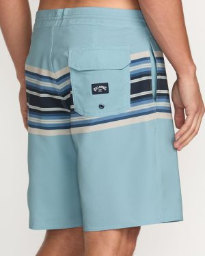 Spinner Lo Tide Boardshorts – Washed Blue