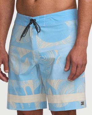 Elements Pro Performance 18.5 Boardshorts – Washed Blue