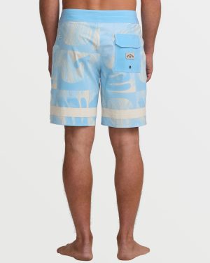 Elements Pro Performance 18.5 Boardshorts – Washed Blue