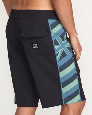 D Bah 2.0 Hi Pro Performance 19 Boardshorts – Washed Black