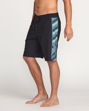 D Bah 2.0 Hi Pro Performance 19 Boardshorts – Washed Black