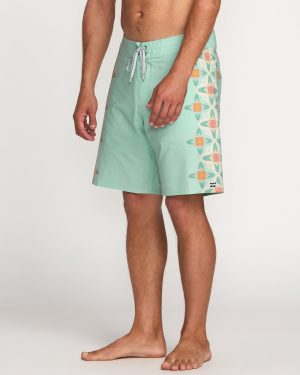 Framelines Pro Boardshorts – Mist Green