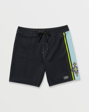 Occy Pro Boardshorts – Washed Black