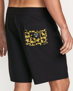 Billabong x Mami Wata Black Star Surf Pro Boardshorts – Black