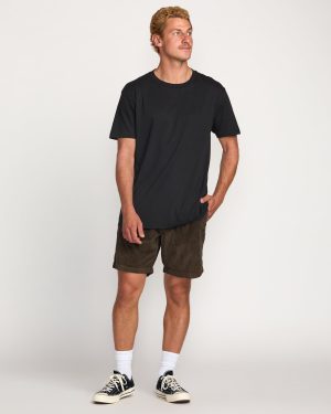 Larry Laybacks 19 Cord Shorts – Brown