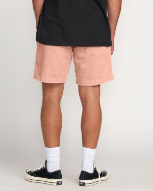Larry Laybacks 19 Cord Shorts – Dusty Pink