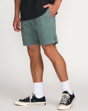 Larry Laybacks 19 Twill Shorts – Pine