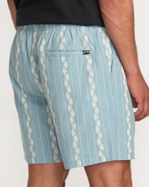 Mario Jacquard Shorts – Cosmic Blue
