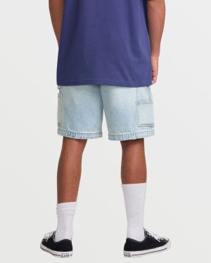 Bad Dog 21 Shorts – Bleached Aqua