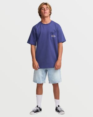 Bad Dog 21 Shorts – Bleached Aqua
