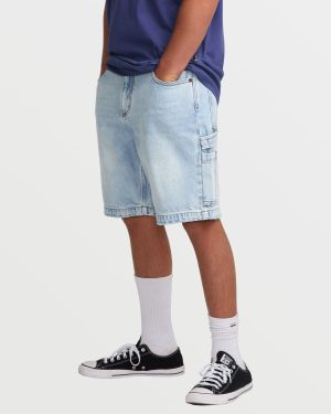 Bad Dog 21 Shorts – Bleached Aqua