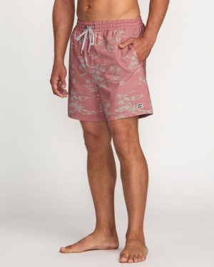 Lineup Laybacks 16 Trunks – Dusty Rose
