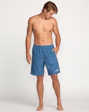 Kirra Throw On Laybacks 19′ Trunks – Deep Blue
