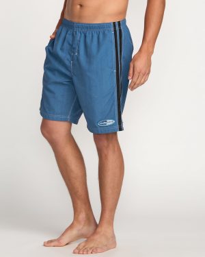 Kirra Throw On Laybacks 19′ Trunks – Deep Blue