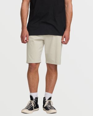 Crossfire Submersible 21 Hybrid Shorts – Bleached Sand