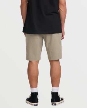 Crossfire Submersible 21 Hybrid Shorts – Khaki