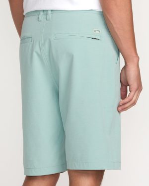 Crossfire Submersible 21 Hybrid Shorts – Seafoam