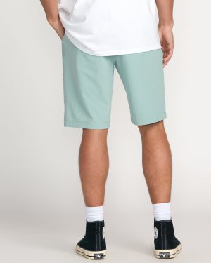 Crossfire Submersible 21 Hybrid Shorts – Seafoam