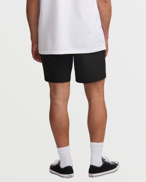 Surftrek Plus 19 Hybrid Shorts – Black