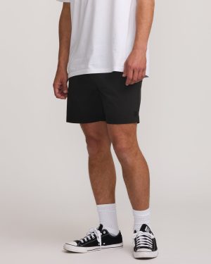 Surftrek Plus 19 Hybrid Shorts – Black