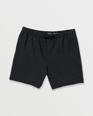 Surftrek Elastic Submersible 17 Hybrid Shorts – Black